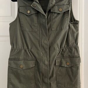 Women's Olive Utility Vest